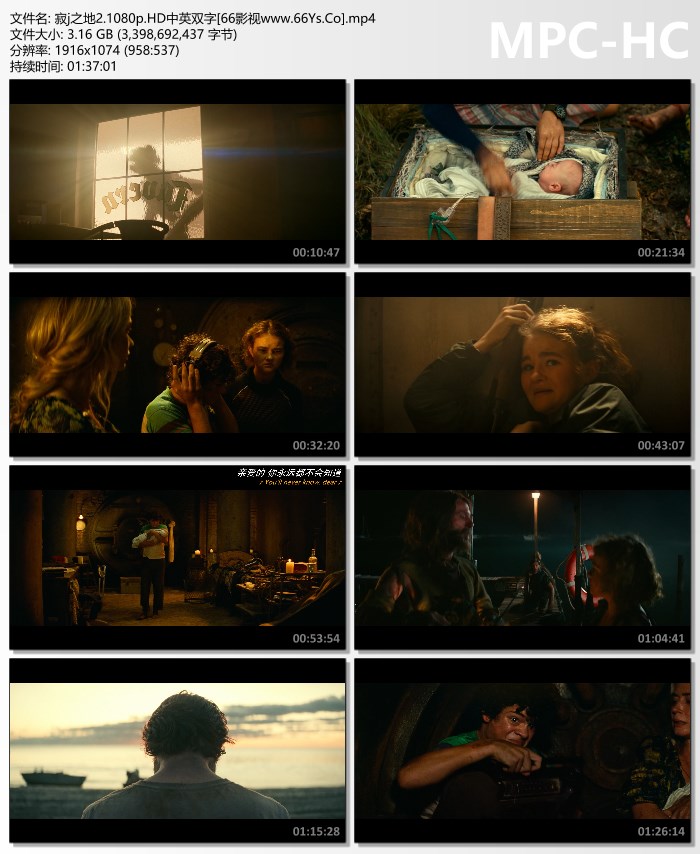 2021高分科幻惊悚《寂静之地2》4K.HD中英双字