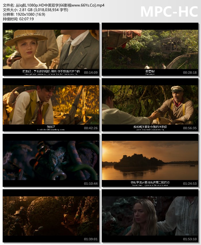 2021评分6.9动作喜剧《丛林奇航》1080p.HD中英双字