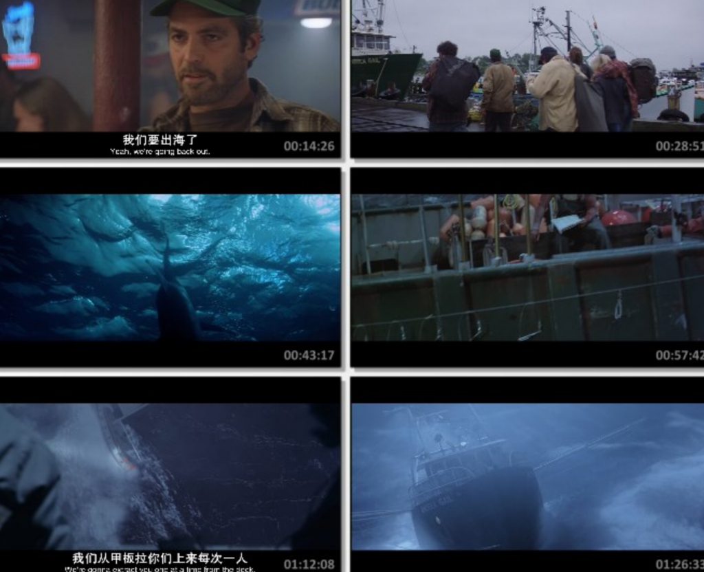 豆瓣7.6分《完美风暴》1080p.国英双语.BD中英双字