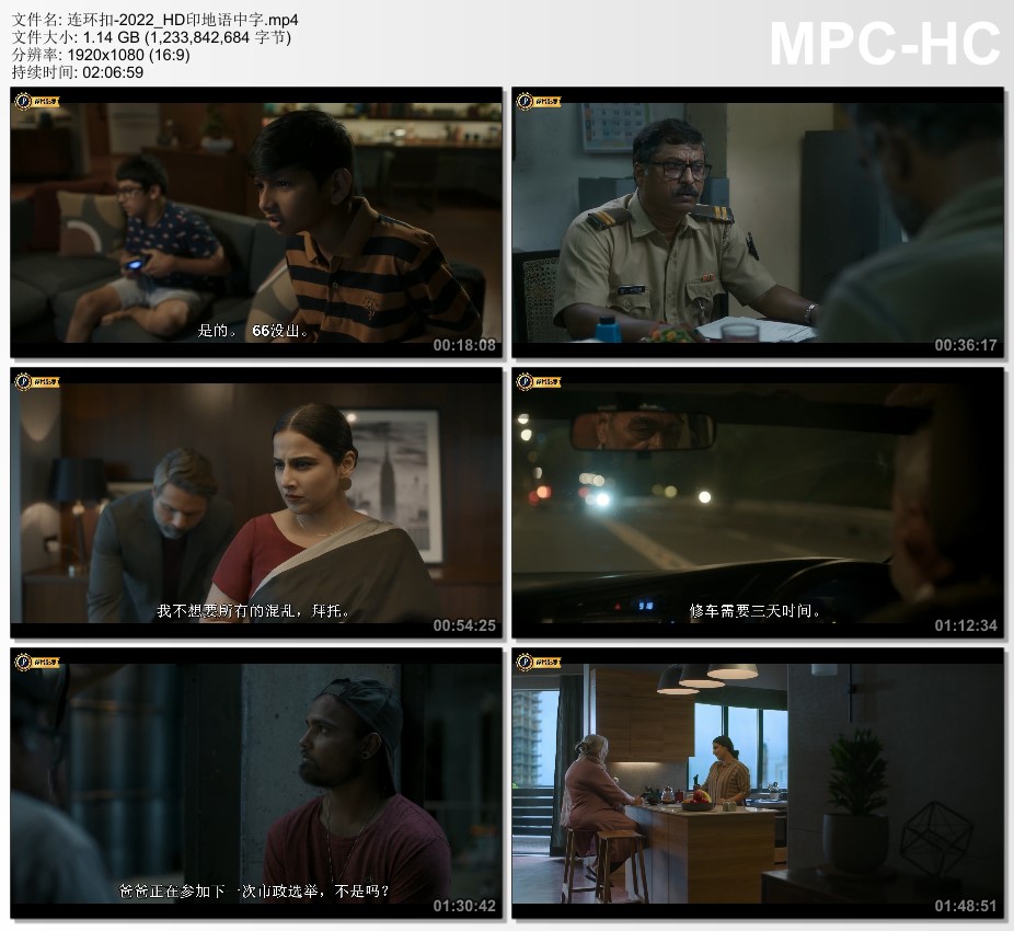 2022年印度惊悚片《连环扣》BD印地语中字