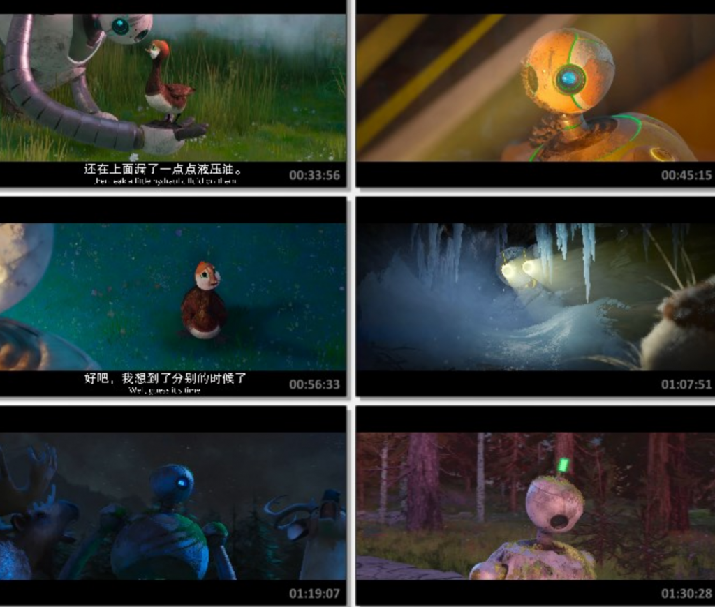 2024高分动画《荒野机器人》4K.HD中英双字